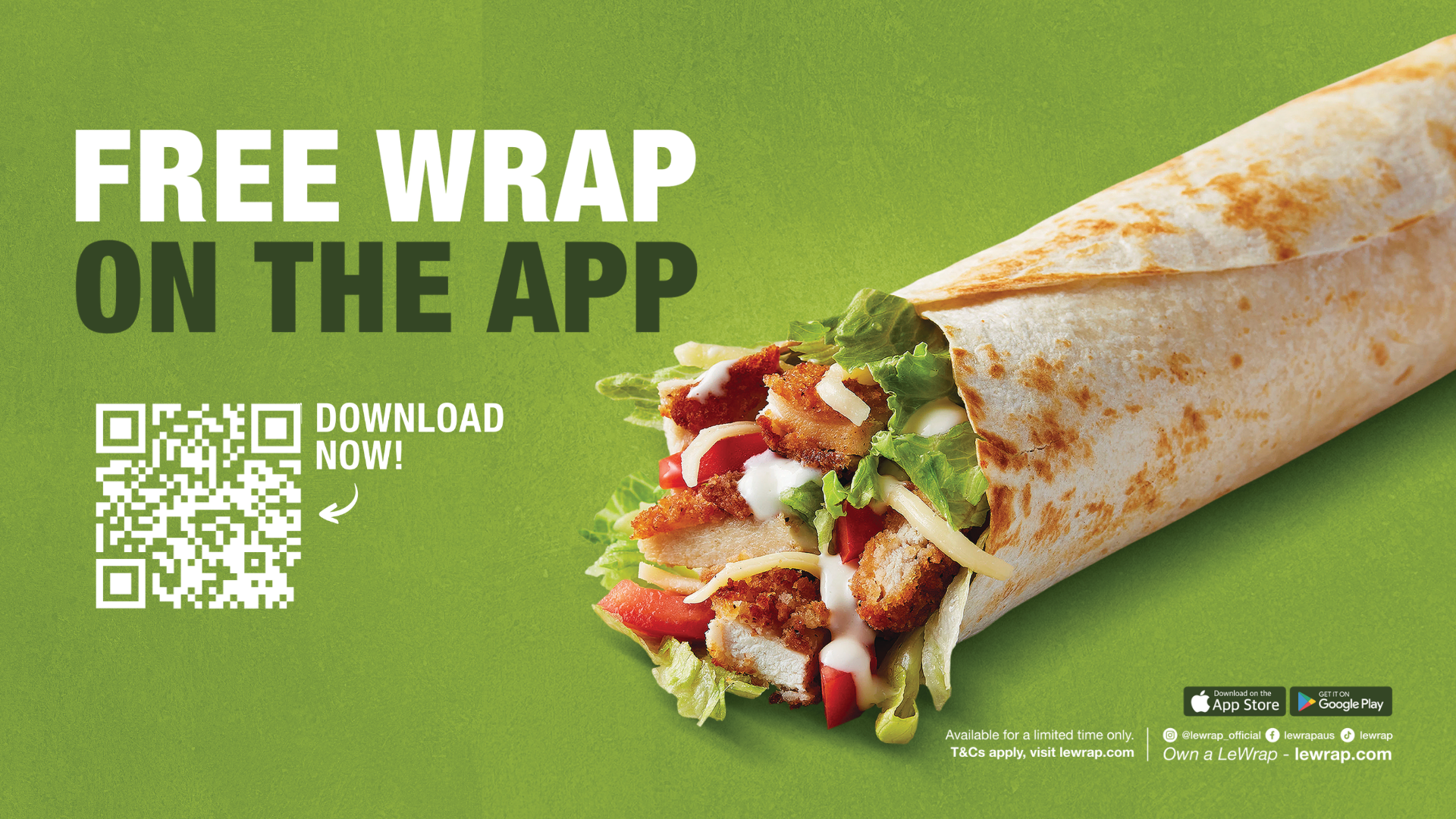 Free Wrap on the App